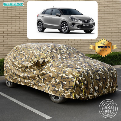 GOSHIV-car and bike accessories Car Cover For Toyota Glanza G Hybrid (With Mirror Pockets)(Multicolor)