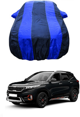 Wegather Car Cover For Kia Seltos GTX 1.4 (With Mirror Pockets)(Blue)