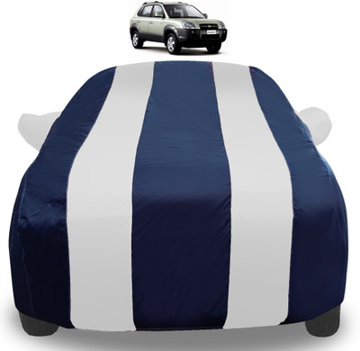 Auto Hub Car Cover For Hyundai Tucson (With Mirror Pockets)(Silver)