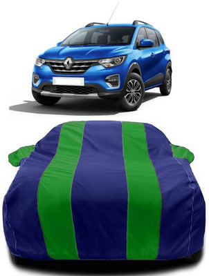 Autoprime Car Cover For Renault Triber RXZ (With Mirror Pockets)(Green, Blue)