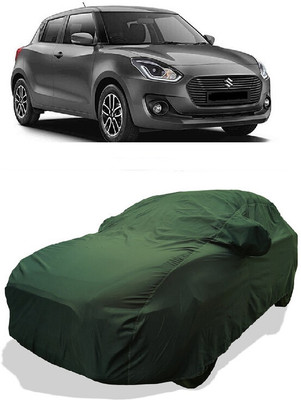 Coxtor Car Cover For Maruti Suzuki Swift ZDi (With Mirror Pockets)(Green)
