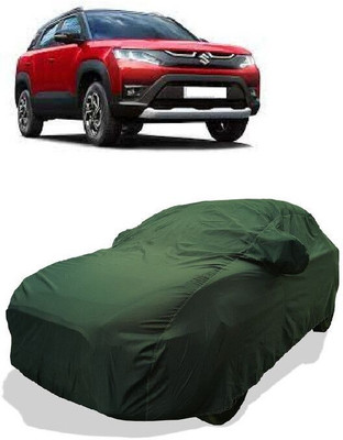 QLAX Car Cover For Maruti Vitara (With Mirror Pockets)(Green)