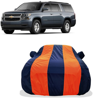 Tricway Car Cover For Chevrolet Tahoe 5.3L V8 (With Mirror Pockets)(Orange)