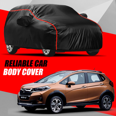 AUCTIMO Car Cover For Honda WRV (With Mirror Pockets)(Multicolor)