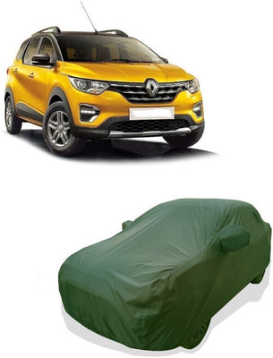 Tricway Car Cover For Renault Triber RXZ Petrol (With Mirror Pockets)(Green)