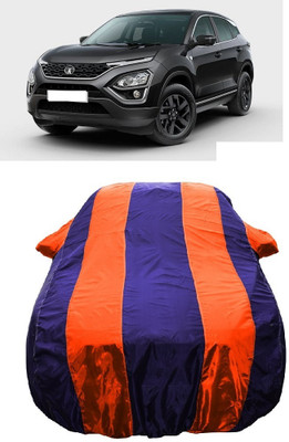Wegather Car Cover For Tata Harrier XZ Plus Dark Edition Diesel (With Mirror Pockets)(Orange)