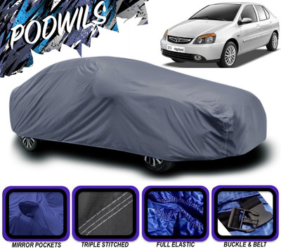 PODWILS Car Cover For Tata Indigo CS(Grey)