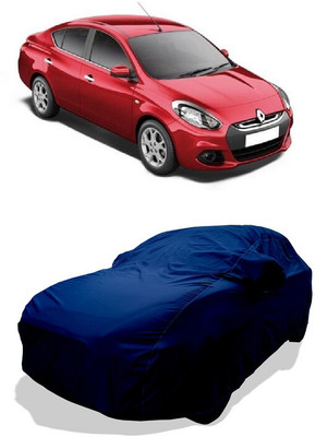 Coxtor Car Cover For Renault Scala RxL (With Mirror Pockets)(Blue)