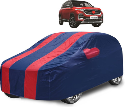 Caronix Car Cover For MG Hector Plus (With Mirror Pockets)(Red)