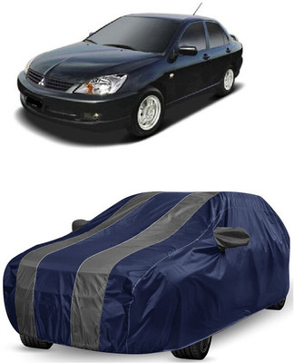 ANTOFY Car Cover For Mitsubishi Lancer Cedia (With Mirror Pockets)(Grey, Blue)