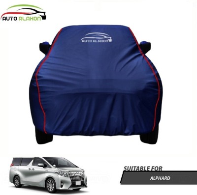 AUTO ALAXON Car Cover For Toyota Alphard (With Mirror Pockets)(Blue)