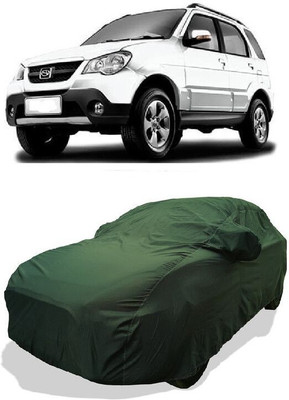 QLAX Car Cover For Maruti Rio CRDi4 LX (With Mirror Pockets)(Green)