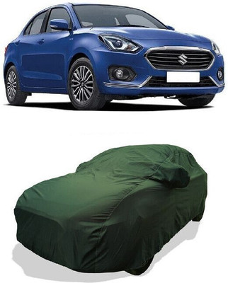 QLAX Car Cover For Maruti Swift Dzire VDI Diesel (With Mirror Pockets)(Green)