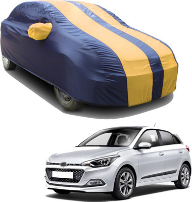 SS FOR YOUR SMART NEEDS Car Cover For Hyundai i20 Active 1.4 S (With Mirror Pockets)(Blue, Yellow)