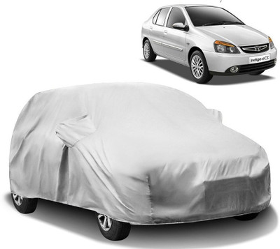 HMS Car Cover For Tata Indigo CS (With Mirror Pockets)(Silver)