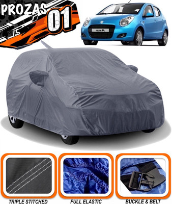 prozas Car Cover For Maruti Suzuki A-Star (With Mirror Pockets)(Grey)