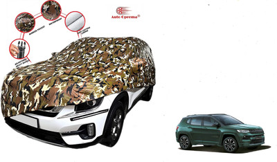 Auto Oprema Car Cover For Jeep Compass (With Mirror Pockets)(Green)