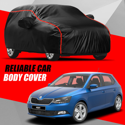 KULTEX Car Cover For Skoda Fabia (With Mirror Pockets)(Multicolor)