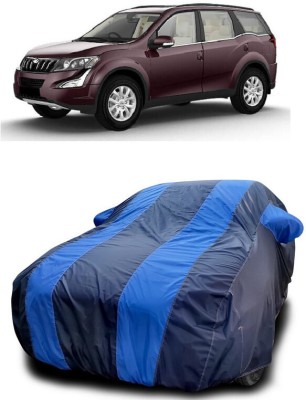 DIGGU Car Cover For Mahindra XUV500 W10 1.99 mHawk (With Mirror Pockets)(Blue, Blue)