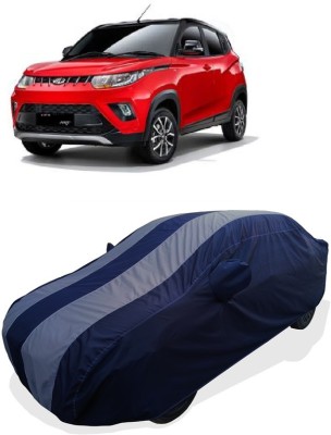 Coxtor Car Cover For Mahindra KUV100 mFALCON G80 K6 Plus 5str (With Mirror Pockets)(Grey)