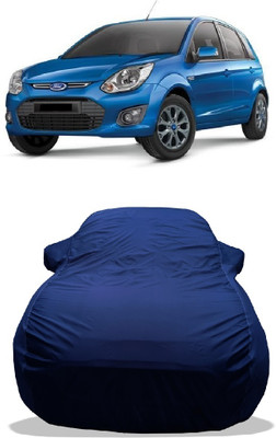 Wegather Car Cover For Ford Figo 1.4L (With Mirror Pockets)(Blue)