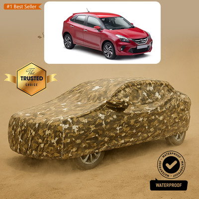 PAGORA Car Cover For Toyota Glanza G CVT (With Mirror Pockets)(Yellow)