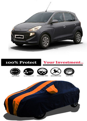 Amexride Car Cover For Hyundai Santro Magna AMT Petrol (With Mirror Pockets)(Orange)
