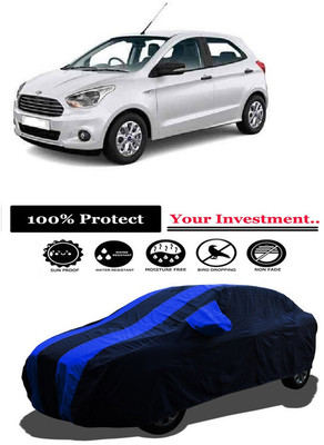 Amexride Car Cover For Ford Figo 1.2P Titanium Plus MT (With Mirror Pockets)(Multicolor)