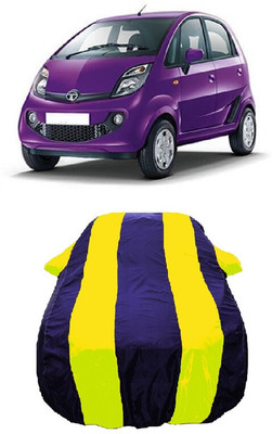 Wegather Car Cover For Tata Nano Genx (With Mirror Pockets)(Yellow)