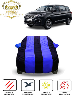 POSUKI Car Cover For Maruti Suzuki Ertiga (With Mirror Pockets)(Blue)