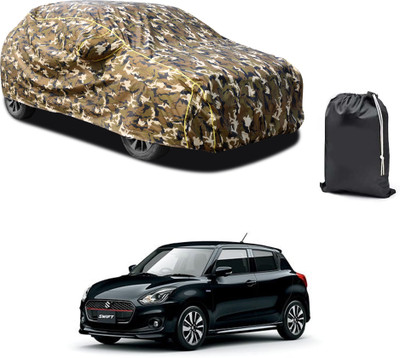 PAGORA Car Cover For Maruti Suzuki Swift Hybrid (With Mirror Pockets)(Yellow, For 2019, 2020, 2021, 2022, 2023 Models)