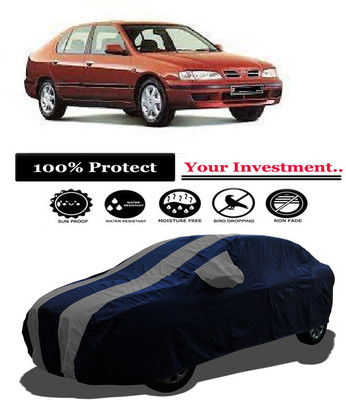 Amexride Car Cover For Nissan Primera 1.6 SX (With Mirror Pockets)(Grey)
