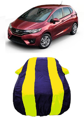 Wegather Car Cover For Honda Jazz 1.2 S i VTEC (With Mirror Pockets)(Yellow)