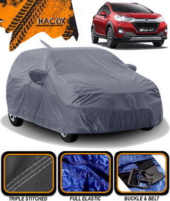 HACOX Car Cover For Honda WRV i-DTEC S (With Mirror Pockets)(Grey)