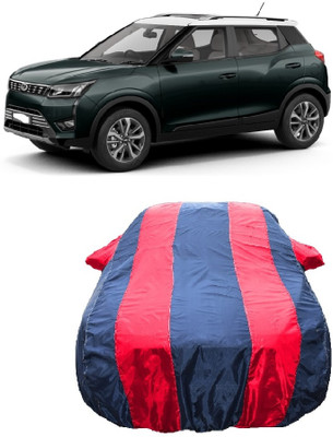 Wegather Car Cover For Mahindra XUV300 W8 Option Dual Tone Petrol (With Mirror Pockets)(Red)