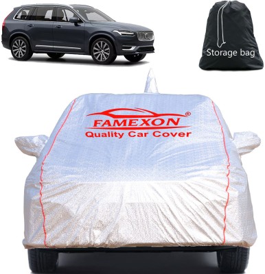 FAMEXON Car Cover For Volvo XC60 (With Mirror Pockets)(Silver)