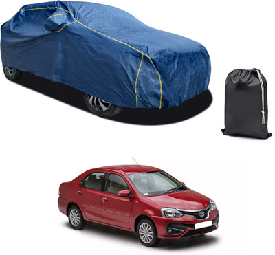 PAGORA Car Cover For Toyota Etios (With Mirror Pockets)(Blue, For 2019, 2020, 2021, 2022, 2023 Models)