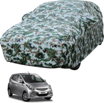 MOCKHE Car Cover For Hyundai Eon (With Mirror Pockets)(Multicolor)