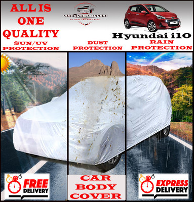 Tamanchi Autocare Car Cover For Hyundai i10(Silver)