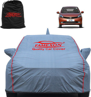 FAMEXON Car Cover For Tata Tigor (With Mirror Pockets)(Grey)