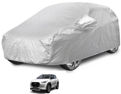 Auto Hub Car Cover For Nissan Magnite (With Mirror Pockets)(Silver)