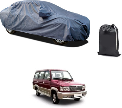 PAGORA Car Cover For Toyota Qualis (With Mirror Pockets)(Grey, For 2019, 2020, 2021, 2022, 2023 Models)