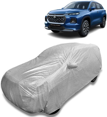 Kingsway Car Cover For Maruti Suzuki Grand Vitara (With Mirror Pockets)(Silver, For 2022, 2023, 2024 Models)