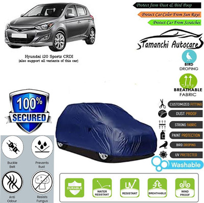 Tamanchi Autocare Car Cover For Hyundai i20 Sportz CRDI(Blue)
