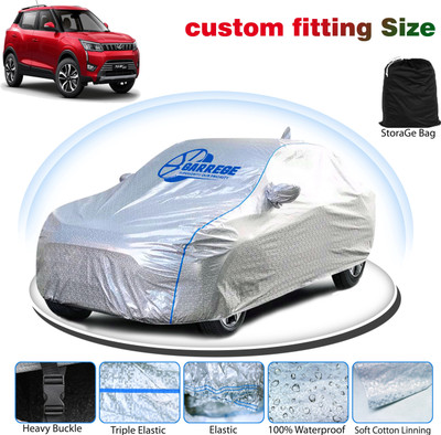 GARREGE Car Cover For Mahindra XUV 300 (With Mirror Pockets)(Silver, For 2019, 2020, 2021, 2022, 2023, 2024 Models)