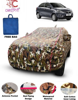 Carigiri Car Cover For Tata Zest, Zest Quadrajet 1.3 XM, Zest Quadrajet 1.3 XMA, Zest Quadrajet 1.3 XMS, Zest Quadrajet 1.3 XT, Zest Quadrajet 1.3 XTA, Zest Revotron 1.2T XE, Zest Revotron 1.2T XM, Zest Revotron 1.2T XMS, Zest Revotron 1.2 XT (With Mirror Pockets)(Multicolor)