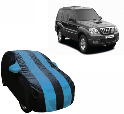 ABS AUTO TREND Car Cover For Hyundai Terracan (With Mirror Pockets)(Blue, Multicolor)