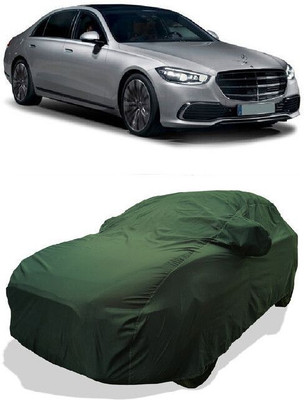 QLAX Car Cover For Maruti S500 (With Mirror Pockets)(Green)