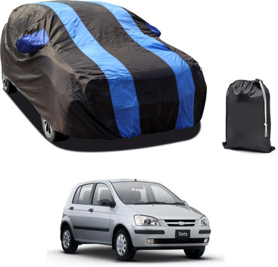 PAGORA Car Cover For Hyundai Getz (With Mirror Pockets)(Blue)
