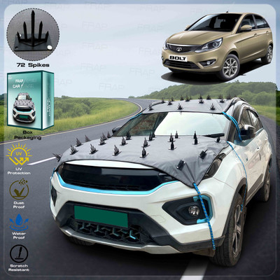Frap Car Cover For Tata Bolt, Bolt Quadrajet XE, Bolt Revotron XE (With Mirror Pockets)(Grey)